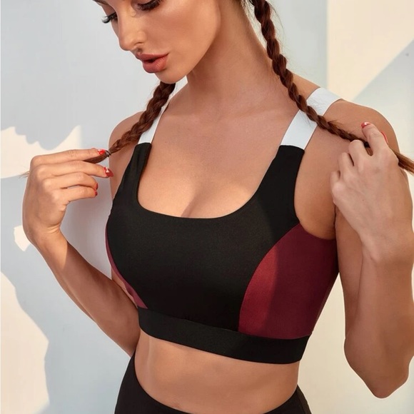 SHEIN Other - ❌ SALE ❌ ✨ SHEIN High Stretch Medium Support  Colorblock Sports Bra ✨